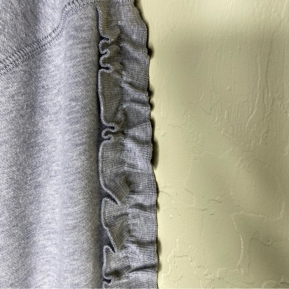 Lauren Ralph Lauren Ruffled Sleeves Pullover Sweatshirt Gray Size L - Picture 6 of 15